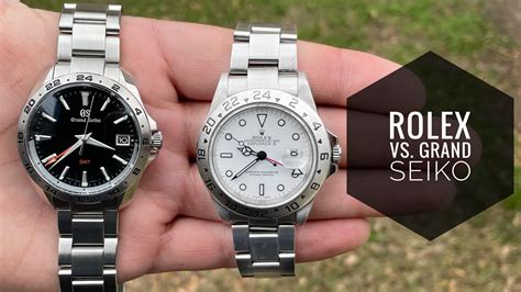 rolex explorer vs seiko